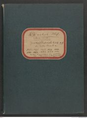 k.k. naturhistorisches Hofmuseum, Protokollbuch Intendanzakten 1876-1883, Seite 1